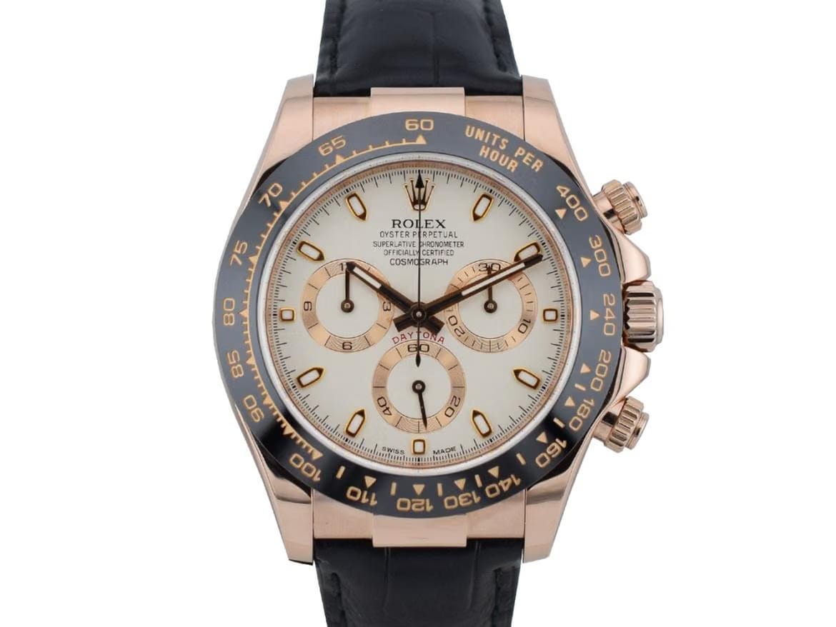 Rolex | Daytona | 116515LN | Rose gold | 40 mm | Leather | Automatic