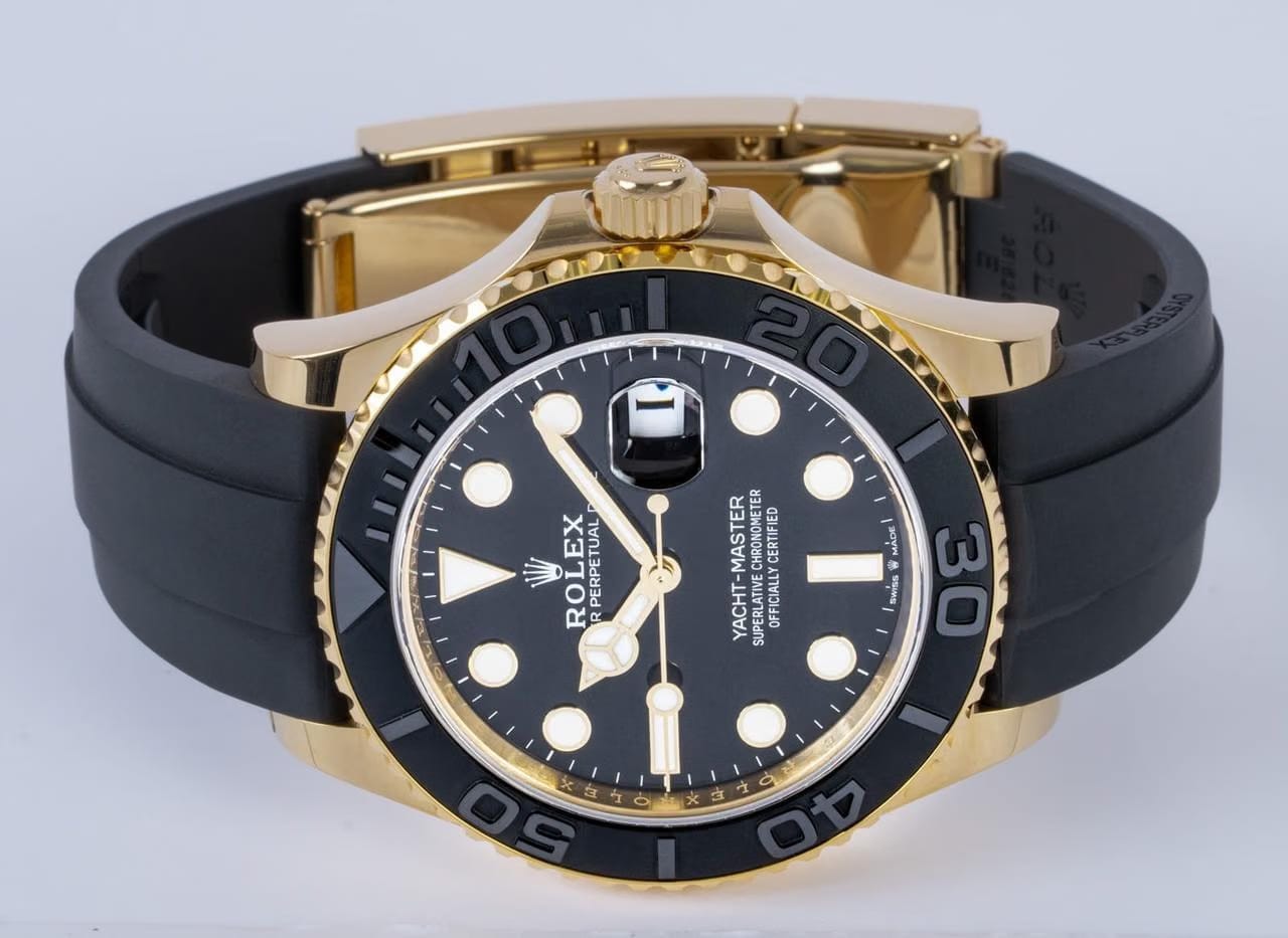 Rolex | Yacht-Master | 226658 | Yellow gold | 42 x 50 mm | Rubber | Black | Automatic