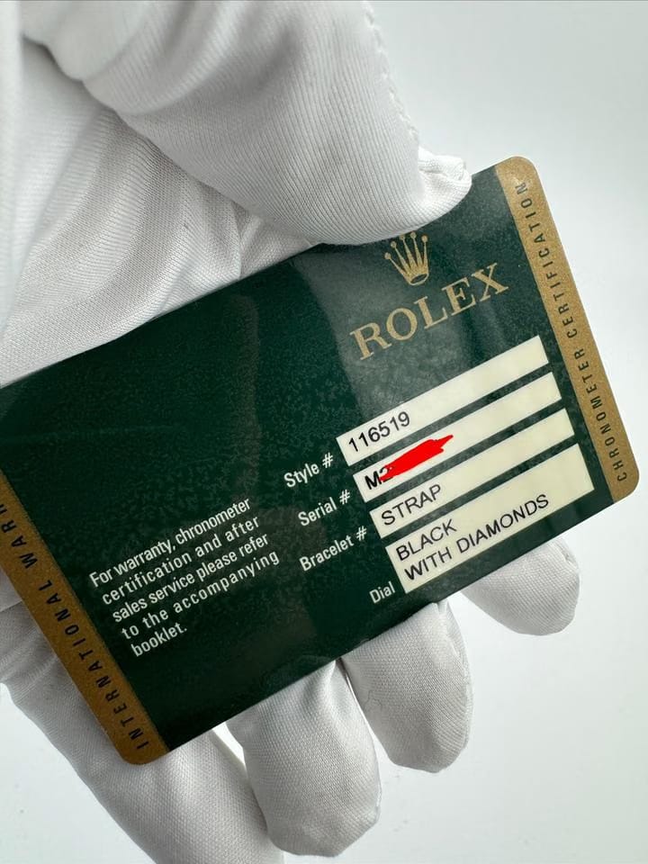 Rolex | Daytona | 116519LN | White gold | 40 x 43 mm | Rubber | Black | Automatic