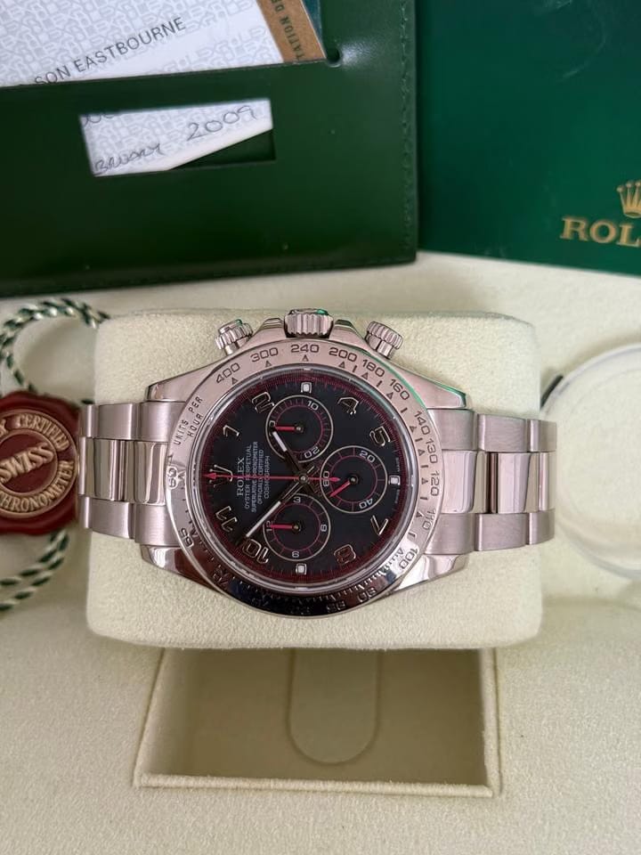 Rolex | Daytona | 116509 | White gold | 40 mm | White gold | Grey | Automatic