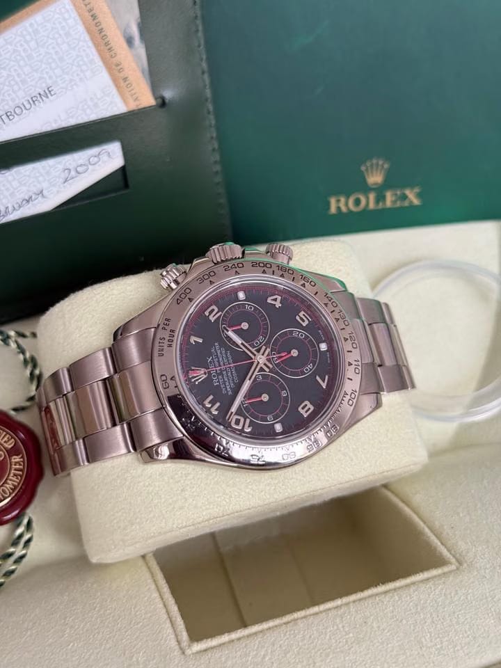 Rolex | Daytona | 116509 | White gold | 40 mm | White gold | Grey | Automatic