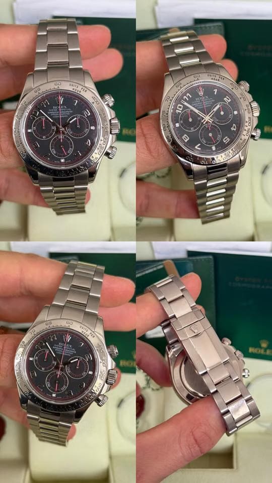Rolex | Daytona | 116509 | White gold | 40 mm | White gold | Grey | Automatic