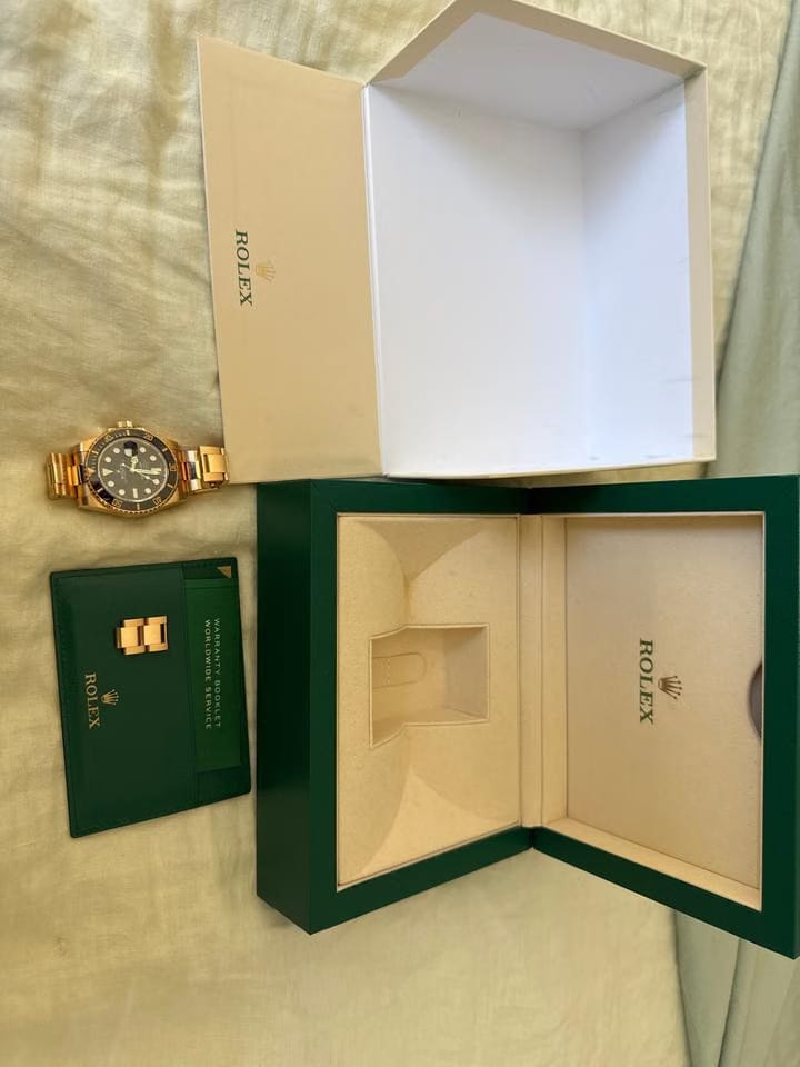Rolex | Submariner | 116618 | Yellow gold | 40 mm | Yellow gold | Black | Automatic