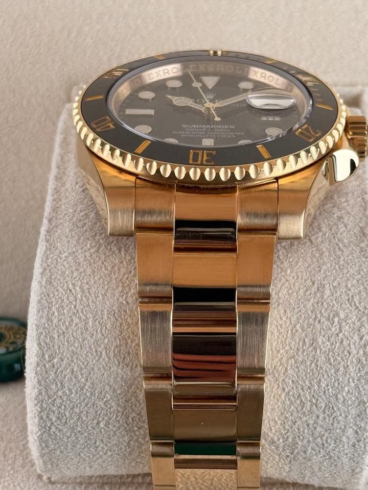 Rolex | Submariner | 116618LN | Yellow gold | 40 mm | Yellow gold | Black | Automatic