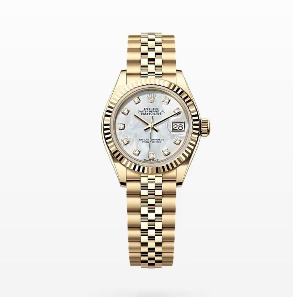 Rolex | Datejust | 279178 | Yellow gold | 28 mm | Yellow gold | Mother of pearl | Automatic