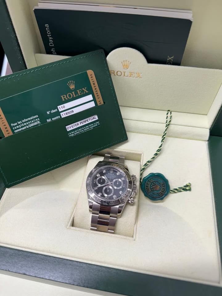 Rolex | Daytona | 116509 | White gold | 40 mm | White gold | Black | Automatic