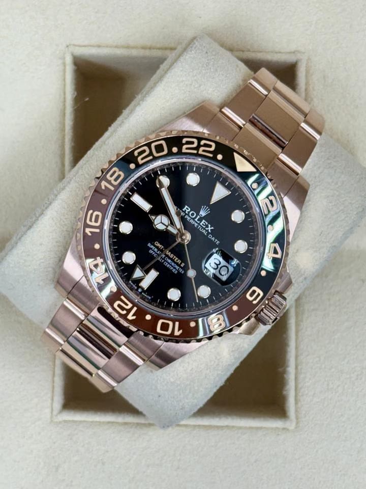 Rolex | GMT-Master II | 126715CHNR | Rose gold | 40 mm | Rose gold | Black | Automatic