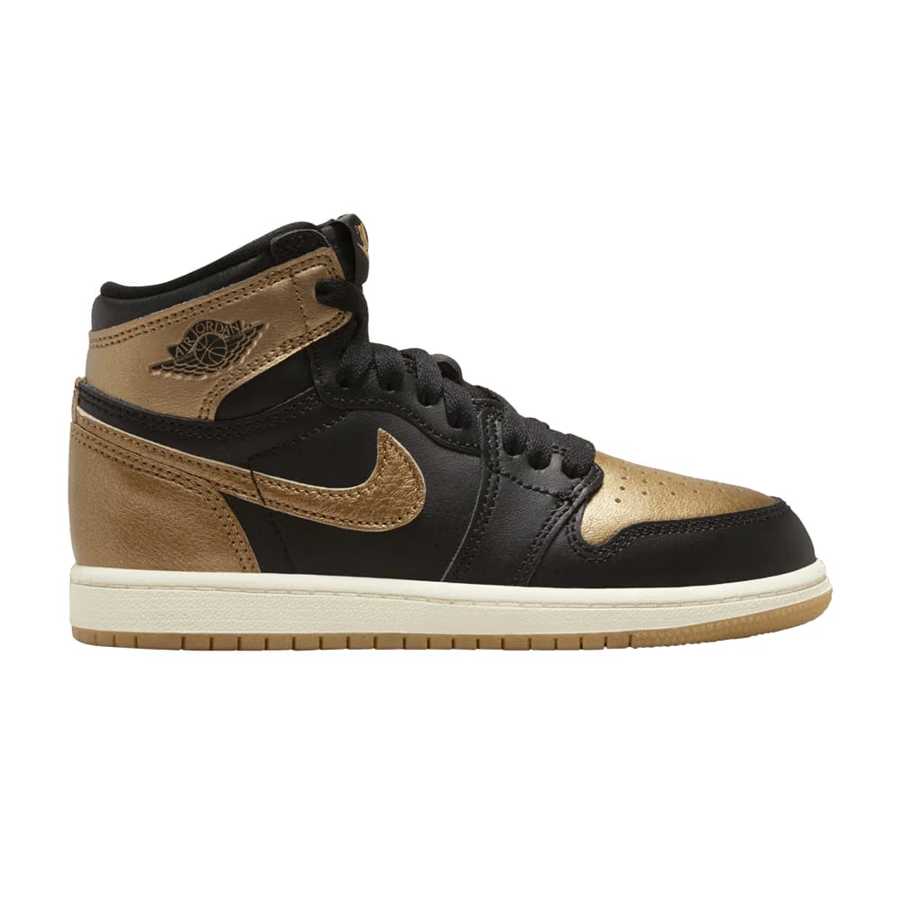 Air Jordan 1 Retro High OG PS Black Gold