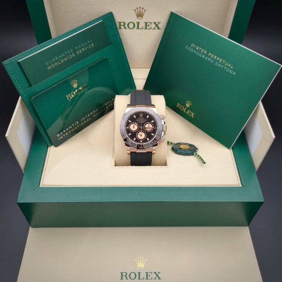 Rolex | Daytona | 116515ln | Rose gold | 40 mm | Rubber | Black | Automatic