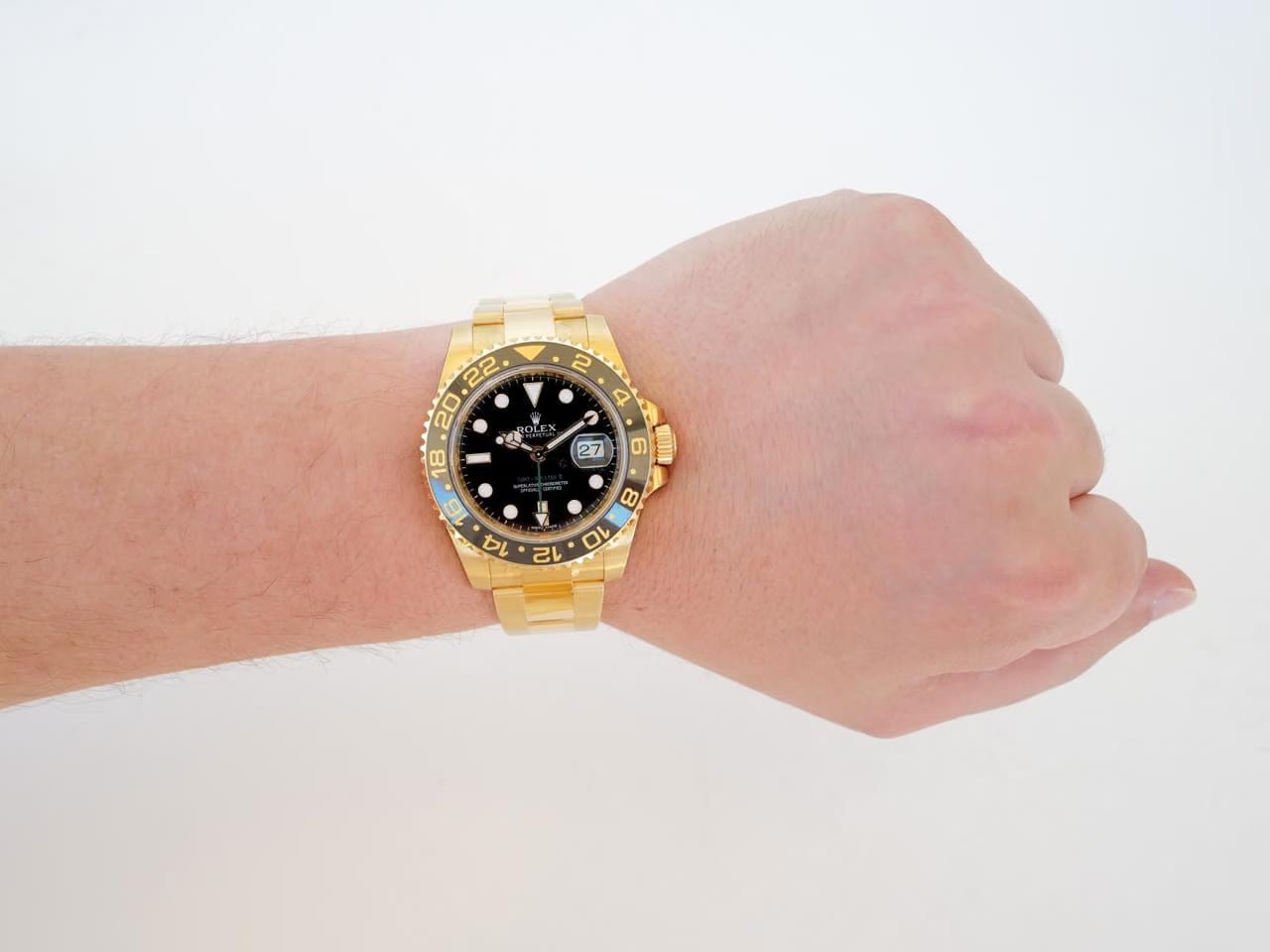 Rolex | GMT-Master II | 116718LN | Yellow gold | 40 mm | Yellow gold | Black | Automatic