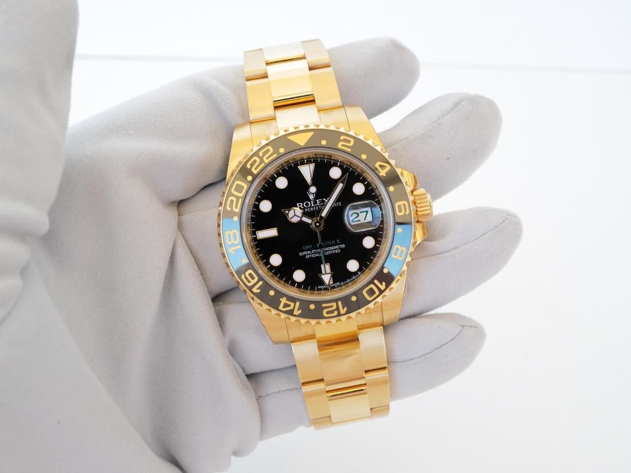 Rolex | GMT-Master II | 116718LN | Yellow gold | 40 mm | Yellow gold | Black | Automatic
