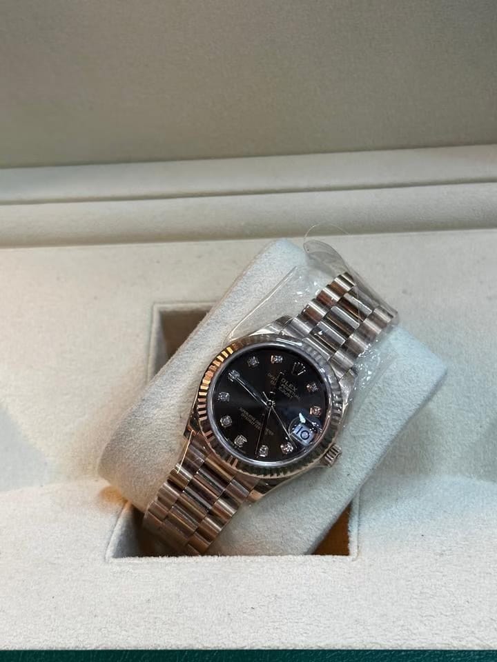 Rolex | Datejust | 278275 | Rose gold | 31 mm | Rose gold | Brown | Automatic