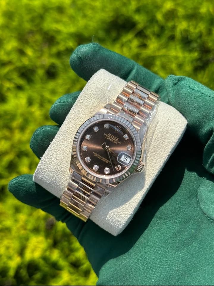 Rolex | Datejust | 278275 | Rose gold | 31 mm | Rose gold | Brown | Automatic