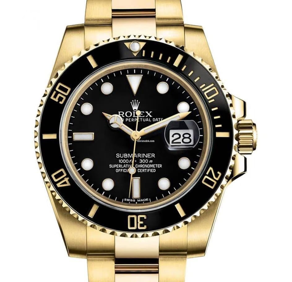 Rolex | Submariner | 116618LN | Yellow gold | Yellow gold | Automatic