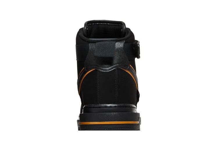 Air Force 1 Boot Black University Gold