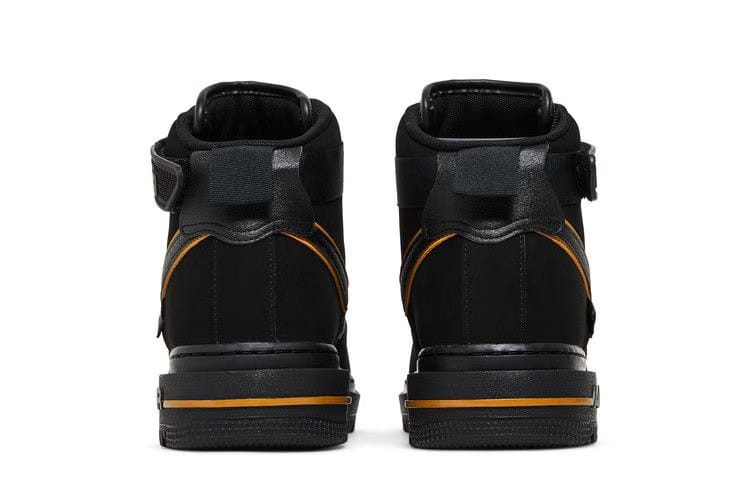 Air Force 1 Boot Black University Gold