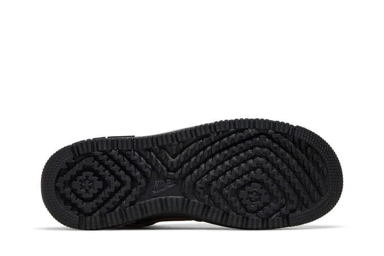 Air Force 1 Boot Black University Gold