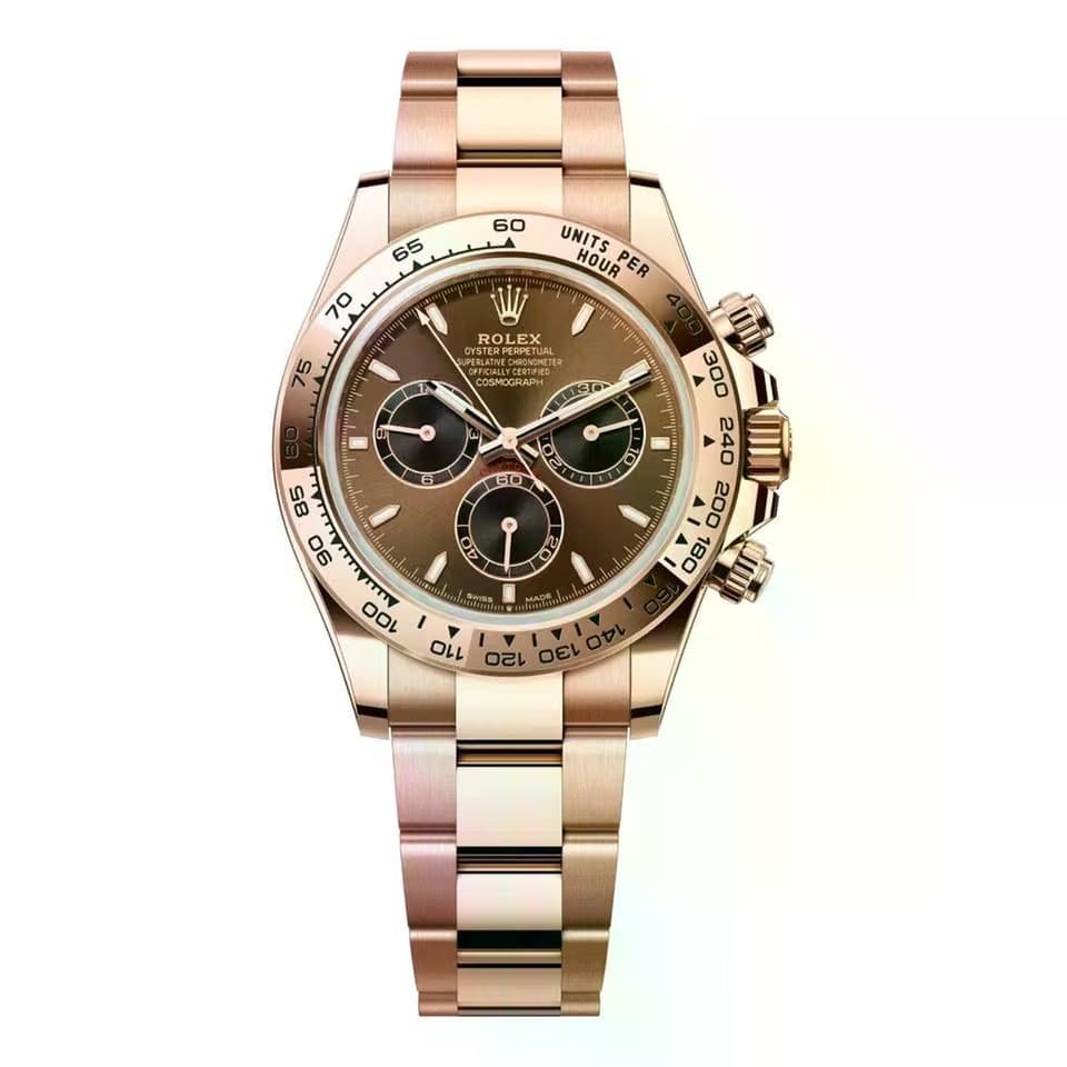 Rolex | Daytona | 126505-0005 | Rose gold | 40 mm | Rose gold | Brown | Automatic