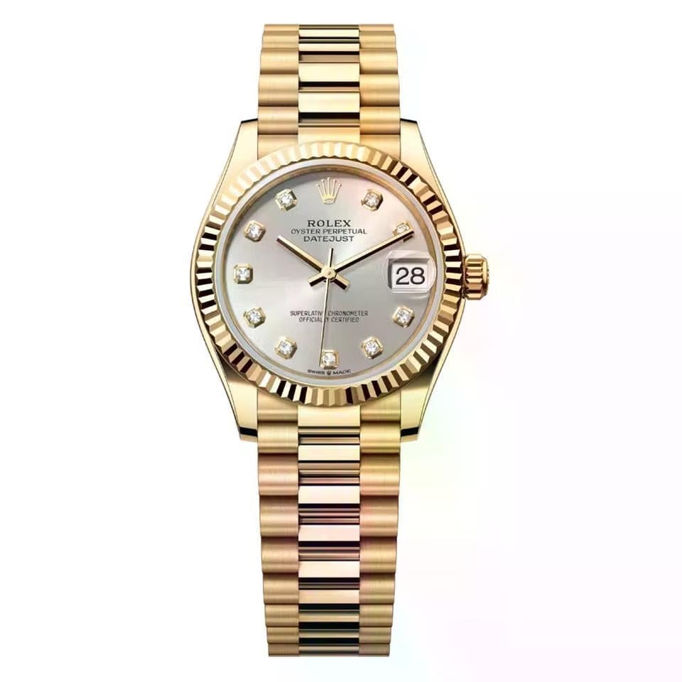 Rolex | Datejust | 278278-0034 | 31 mm | Yellow gold | Silver | Automatic