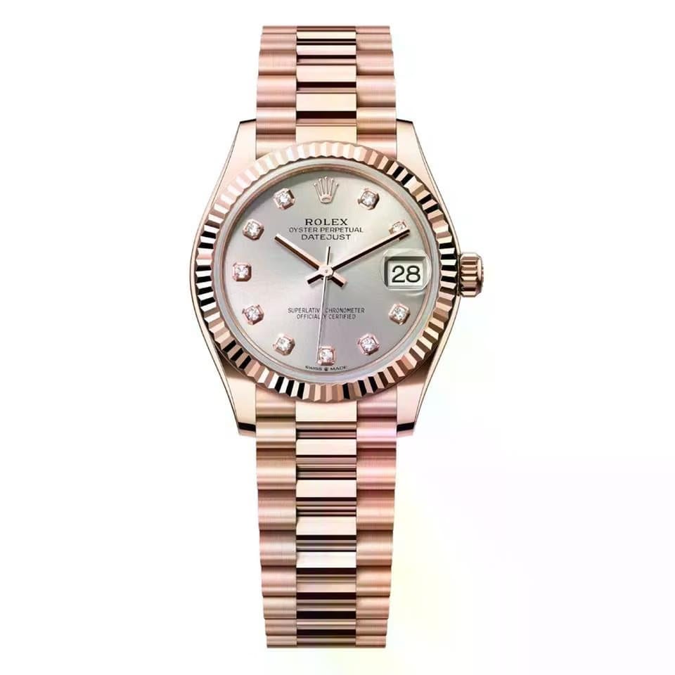 Rolex | Datejust | 278275-0039 | 31 mm | Rose gold | Silver | Automatic