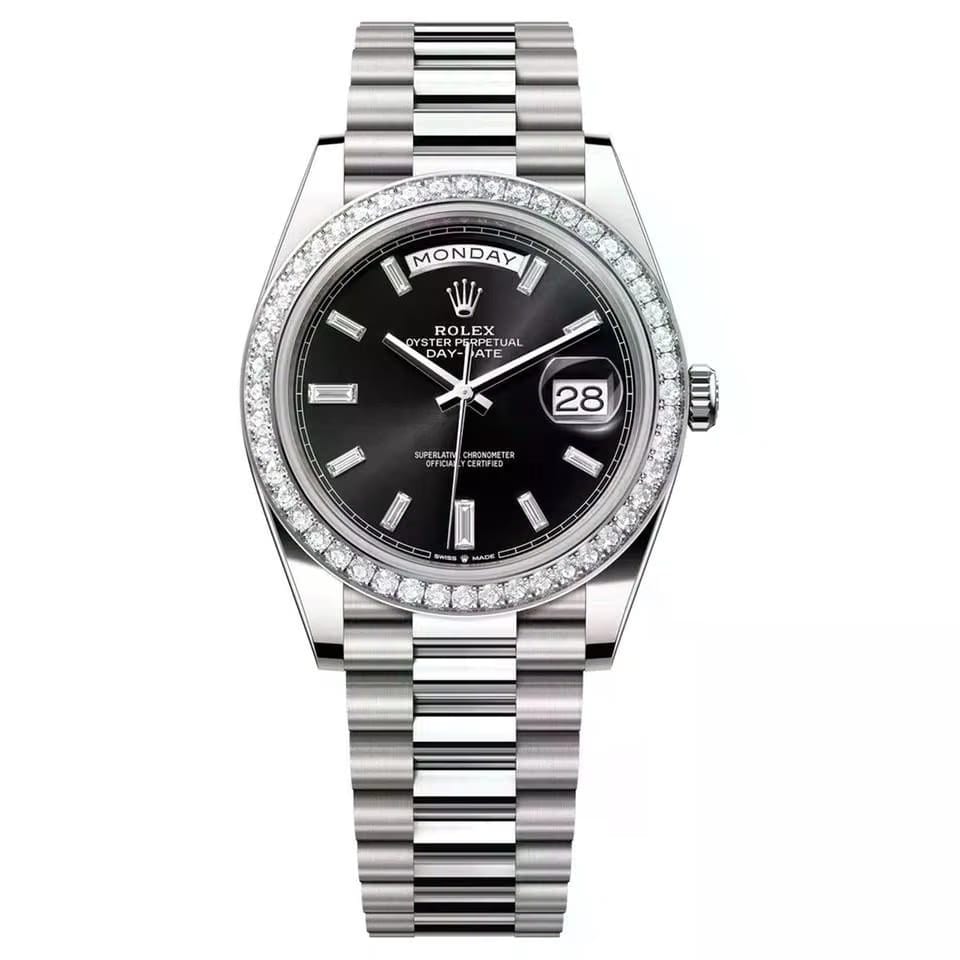 Rolex | Day-Date | 228349RBR-0003 | 40 mm | White gold | Automatic
