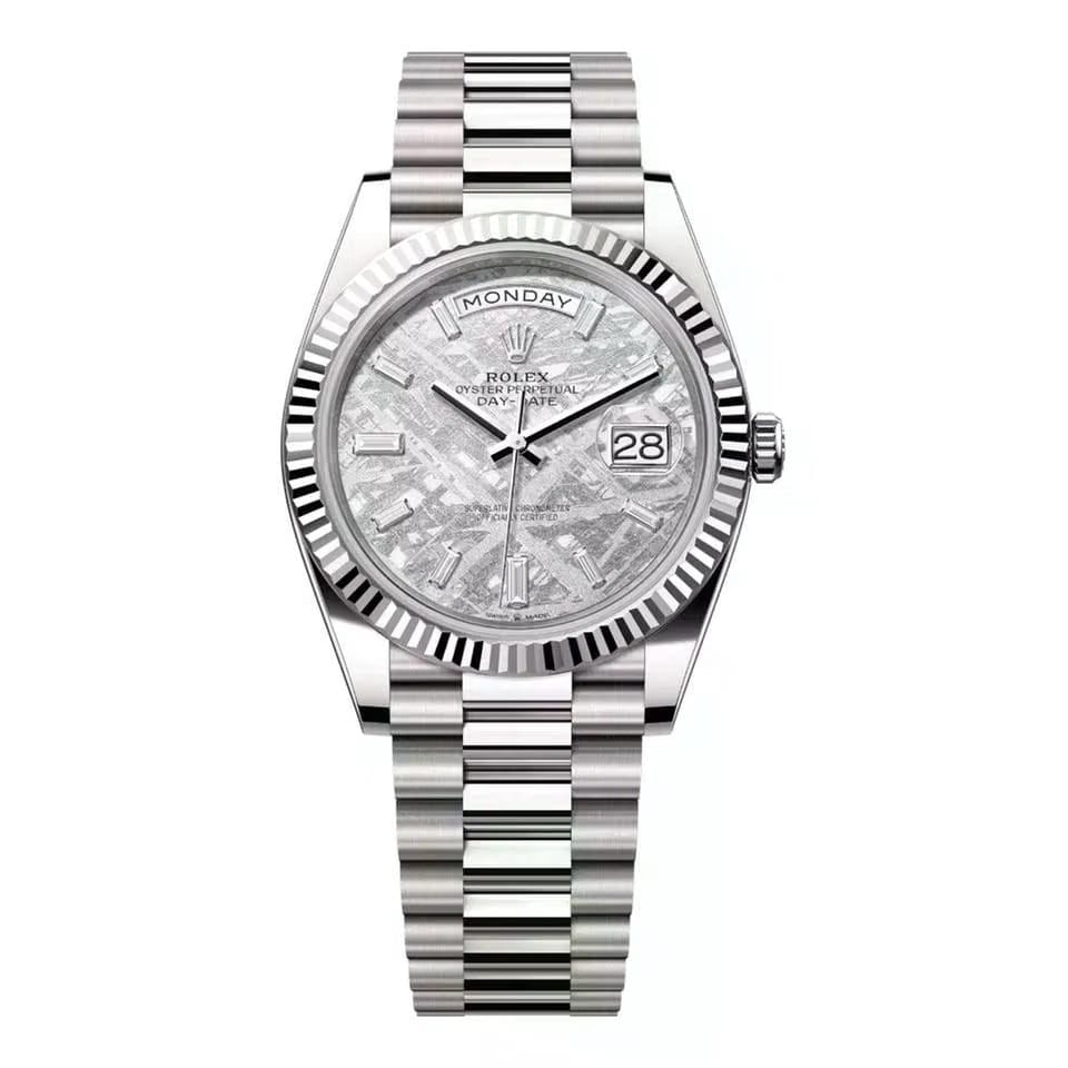 Rolex | Day-Date | 228239-0055 | 40 mm | White gold | Meteorite | Automatic