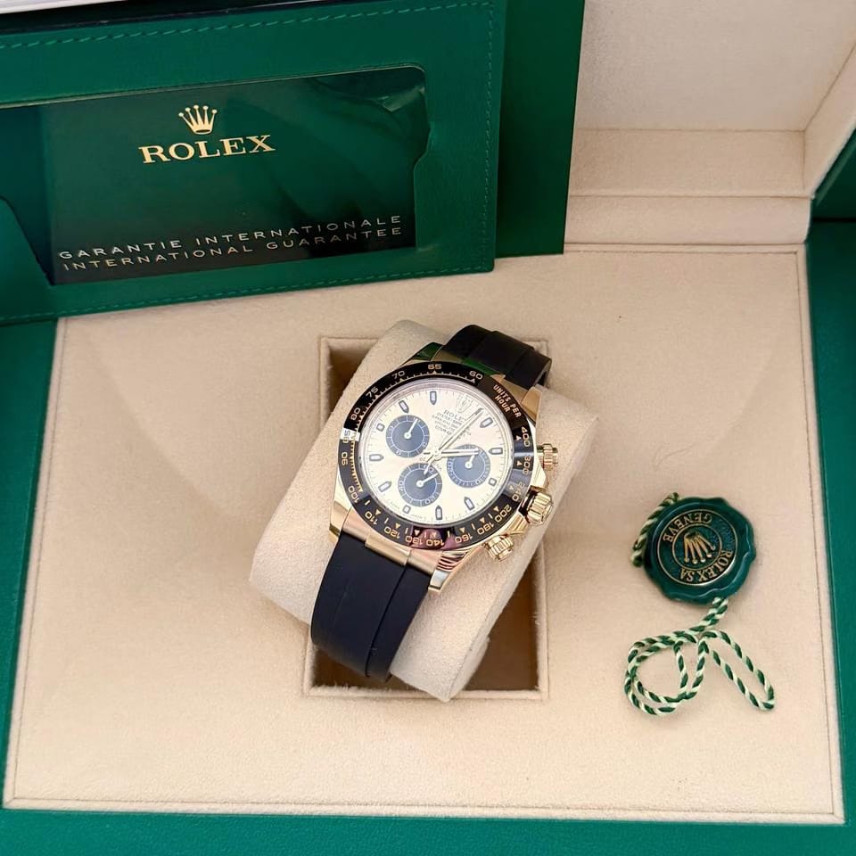 Rolex | Daytona | 116518LN | Yellow gold | 40 mm | Rubber | Champagne | Automatic
