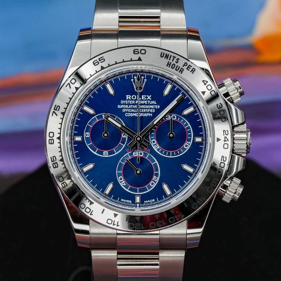 Rolex | Daytona | 126509 | White gold | 40 mm | White gold | Blue | Automatic