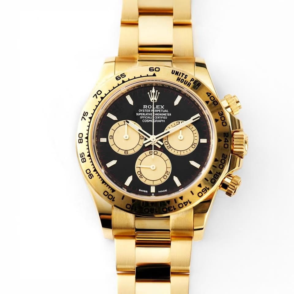 Rolex | Daytona | 126508 | Yellow gold | 40 mm | Yellow gold | Black | Automatic