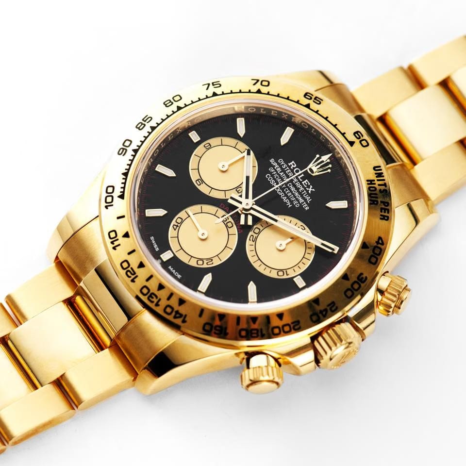 Rolex | Daytona | 126508 | Yellow gold | 40 mm | Yellow gold | Black | Automatic