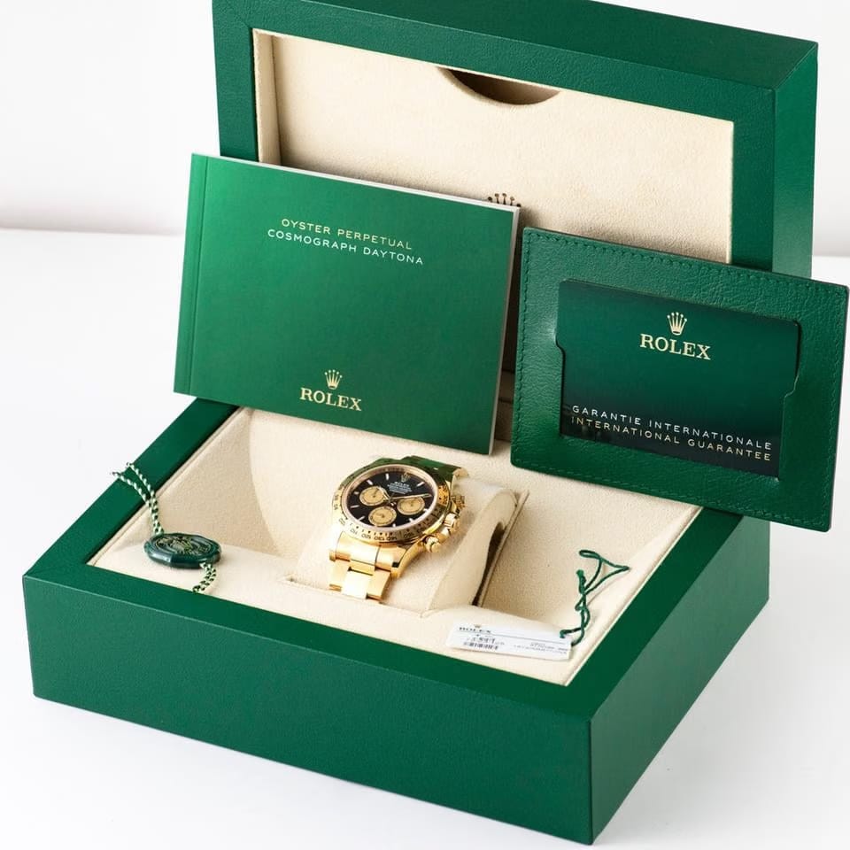 Rolex | Daytona | 126508 | Yellow gold | 40 mm | Yellow gold | Black | Automatic
