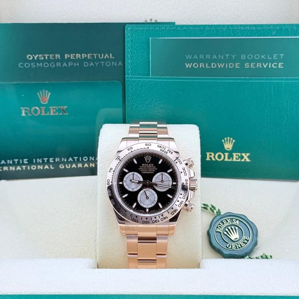 Rolex | Daytona | 126505 | Rose gold | 40 mm | Rose gold | Black | Automatic