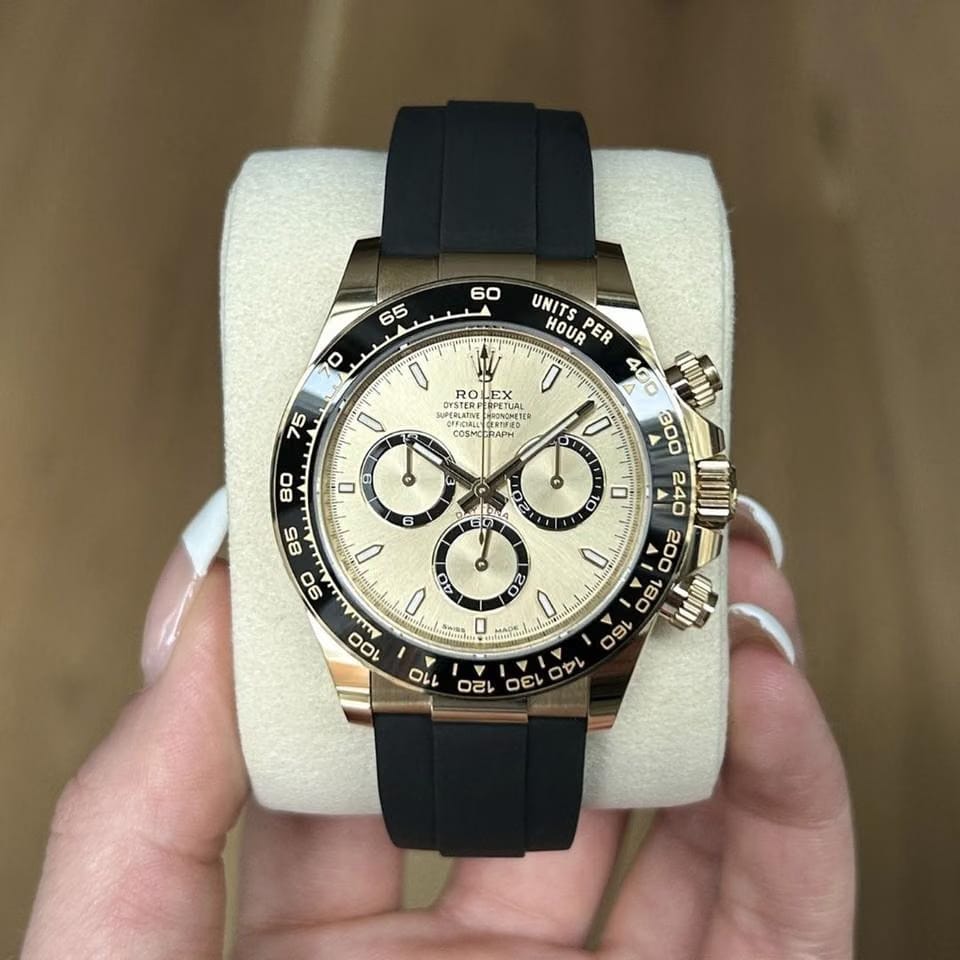 Rolex | Daytona | 126518ln | Yellow gold | 40 mm | Rubber | Champagne | Automatic