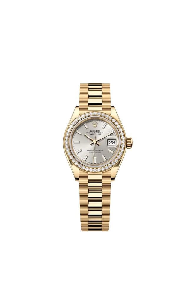 Rolex | Datejust | 279138RBR | Yellow gold | 28 mm | Yellow gold | Silver | Automatic