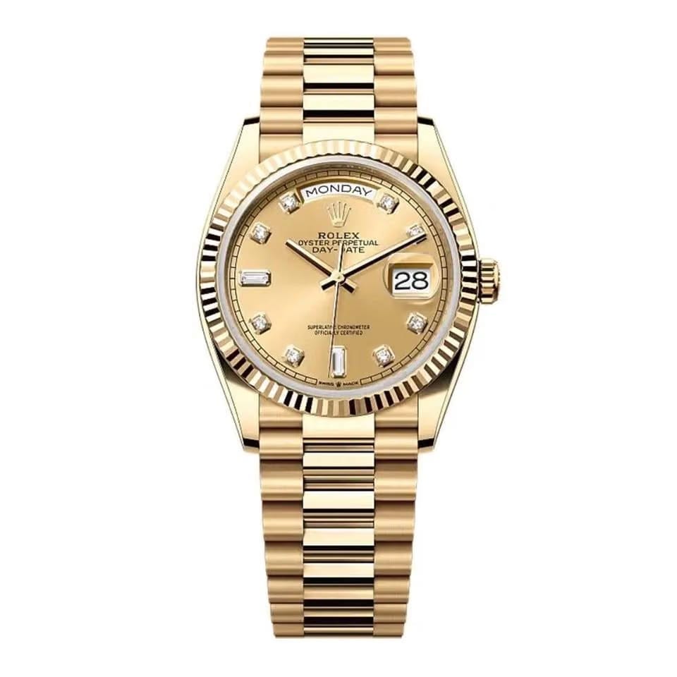 Rolex | Day-Date | 128238 | Yellow gold | 36 x 43 mm | Yellow gold | Gold | Automatic