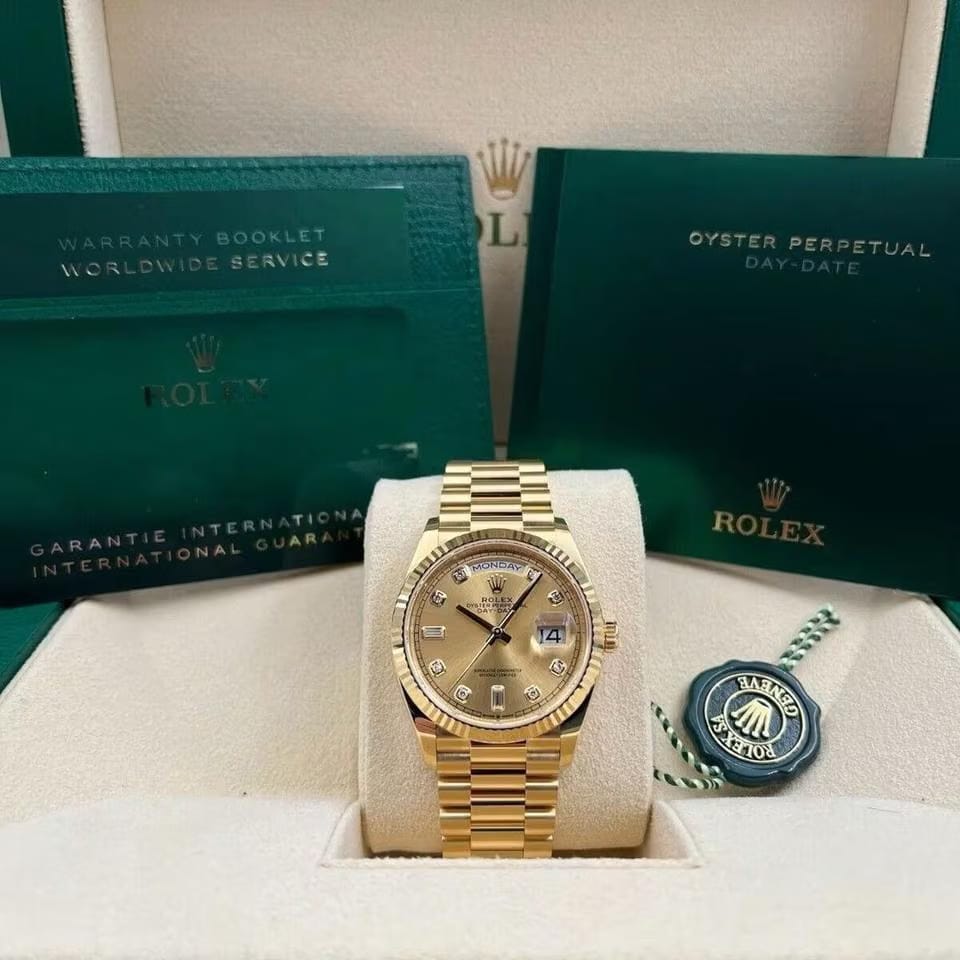 Rolex | Day-Date | 128238 | Yellow gold | 36 x 43 mm | Yellow gold | Gold | Automatic