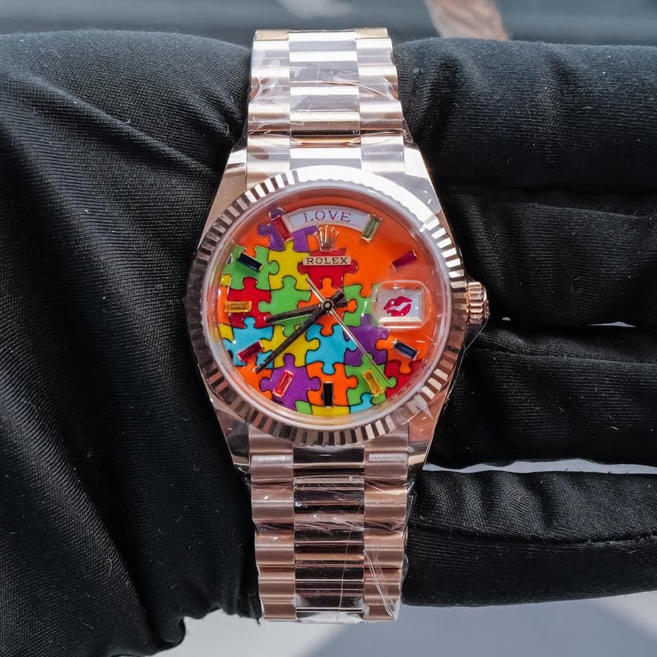 Rolex | Day-Date | 128235 | Rose gold | 36 mm | Rose gold | Automatic
