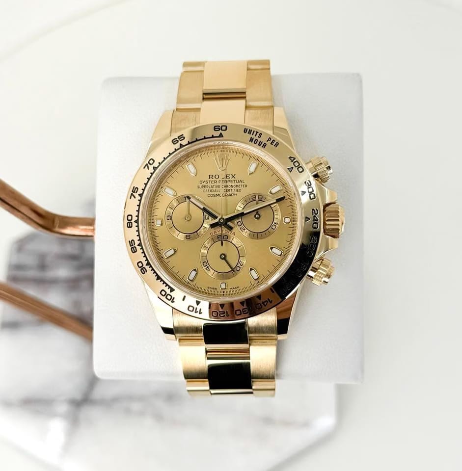 Rolex | Daytona | 116508 | Yellow gold | 40 mm | Yellow gold | Champagne | Automatic