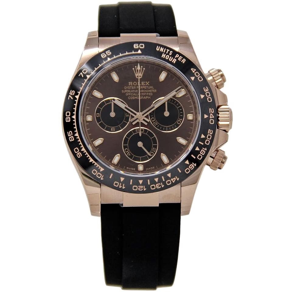 Rolex | Daytona | 116515 | Rose gold | 40 mm | Rubber | Brown | Automatic