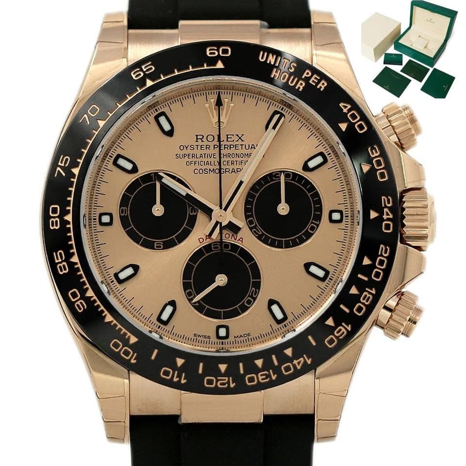 Rolex | Daytona | 116515 | Rose gold | 40 mm | Rubber | Pink | Automatic