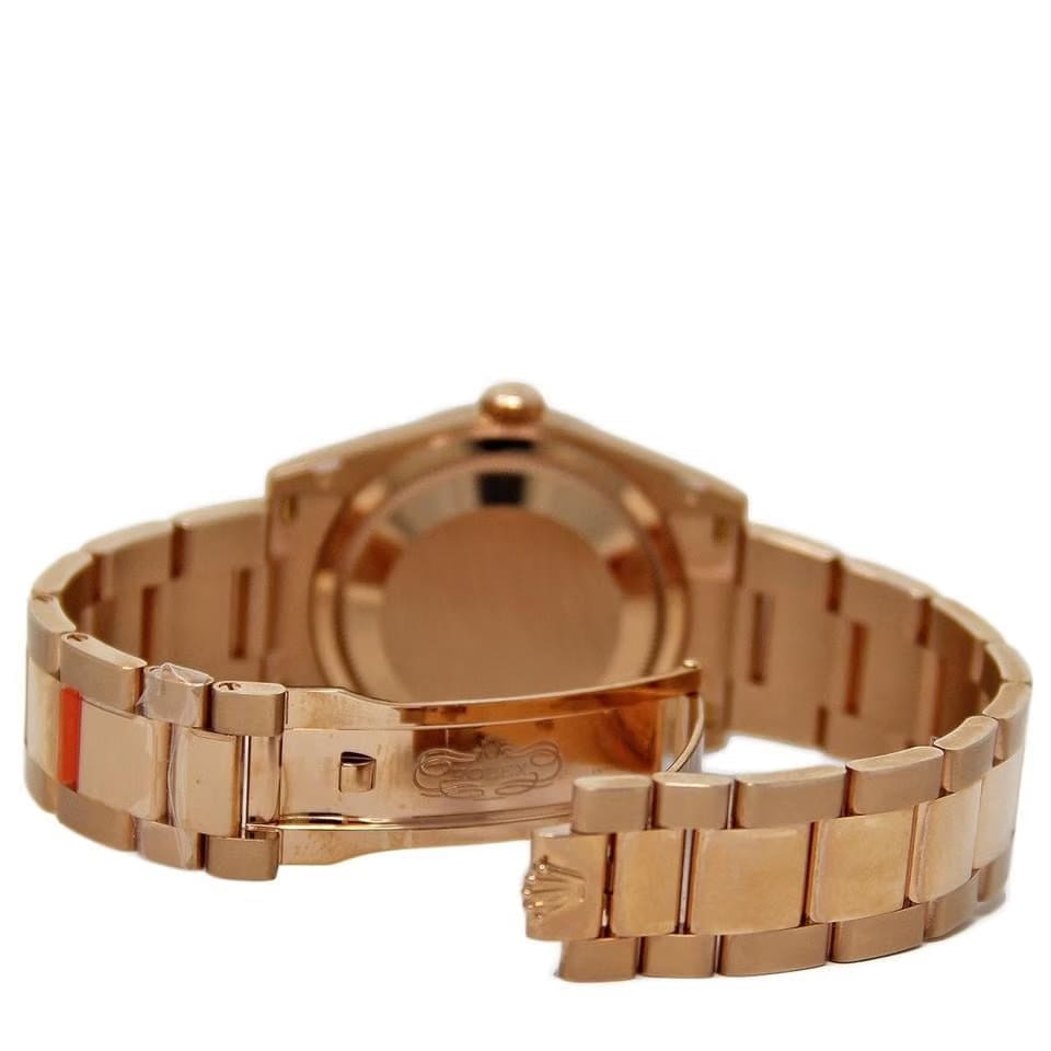 Rolex | Day-Date | 118205 | Rose gold | 36 mm | Rose gold | Brown | Automatic