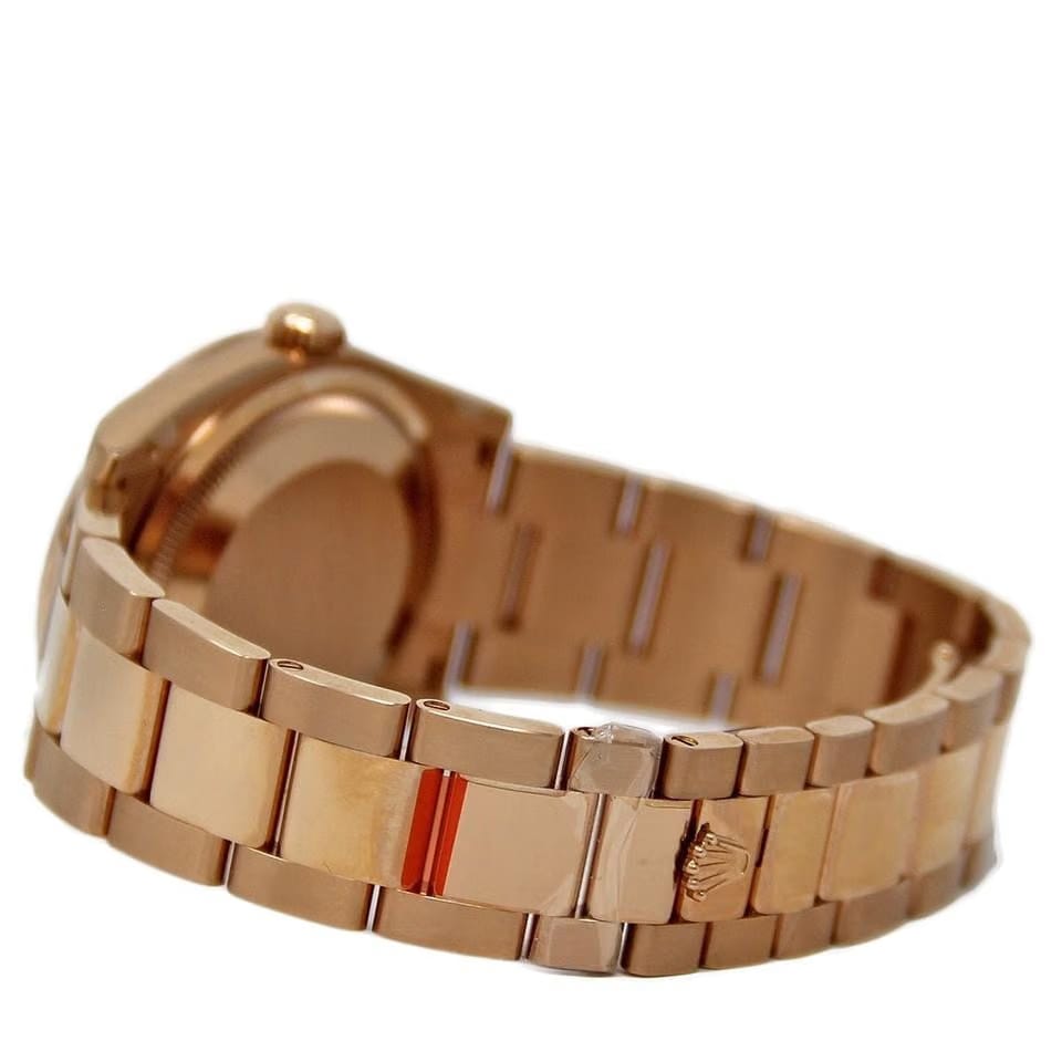 Rolex | Day-Date | 118205 | Rose gold | 36 mm | Rose gold | Brown | Automatic