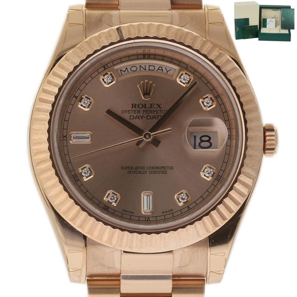 Rolex | Day-Date | 218235 | Rose gold | 41 mm | Rose gold | Automatic