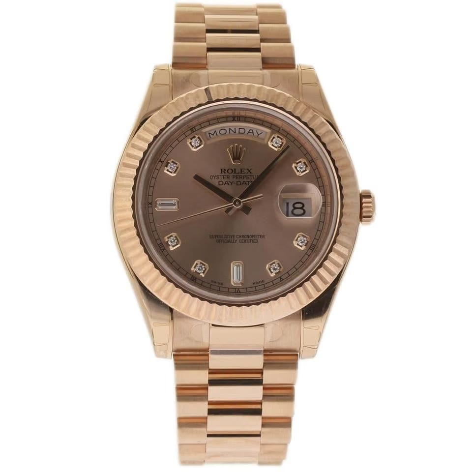 Rolex | Day-Date | 218235 | Rose gold | 41 mm | Rose gold | Automatic