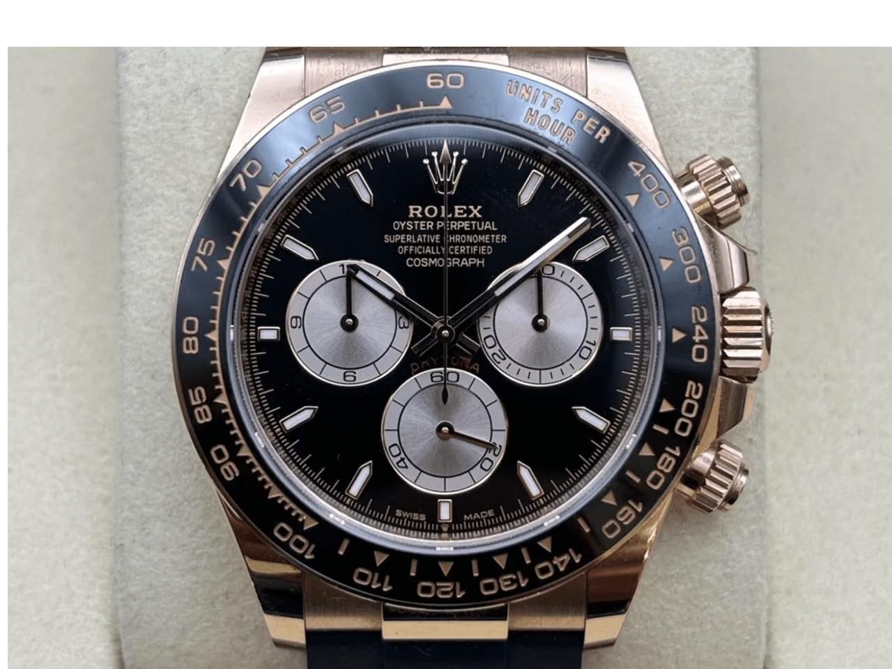 Rolex | Daytona | 126515LN | Rose gold | 40 mm | Black | Automatic