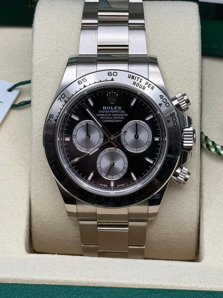 Rolex | Daytona | 126509 | White gold | 40 mm | White gold | Black | Automatic