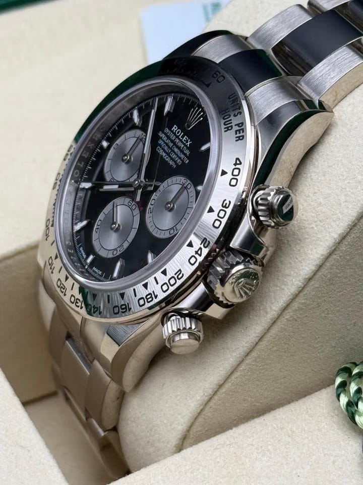 Rolex | Daytona | 126509 | White gold | 40 mm | White gold | Black | Automatic