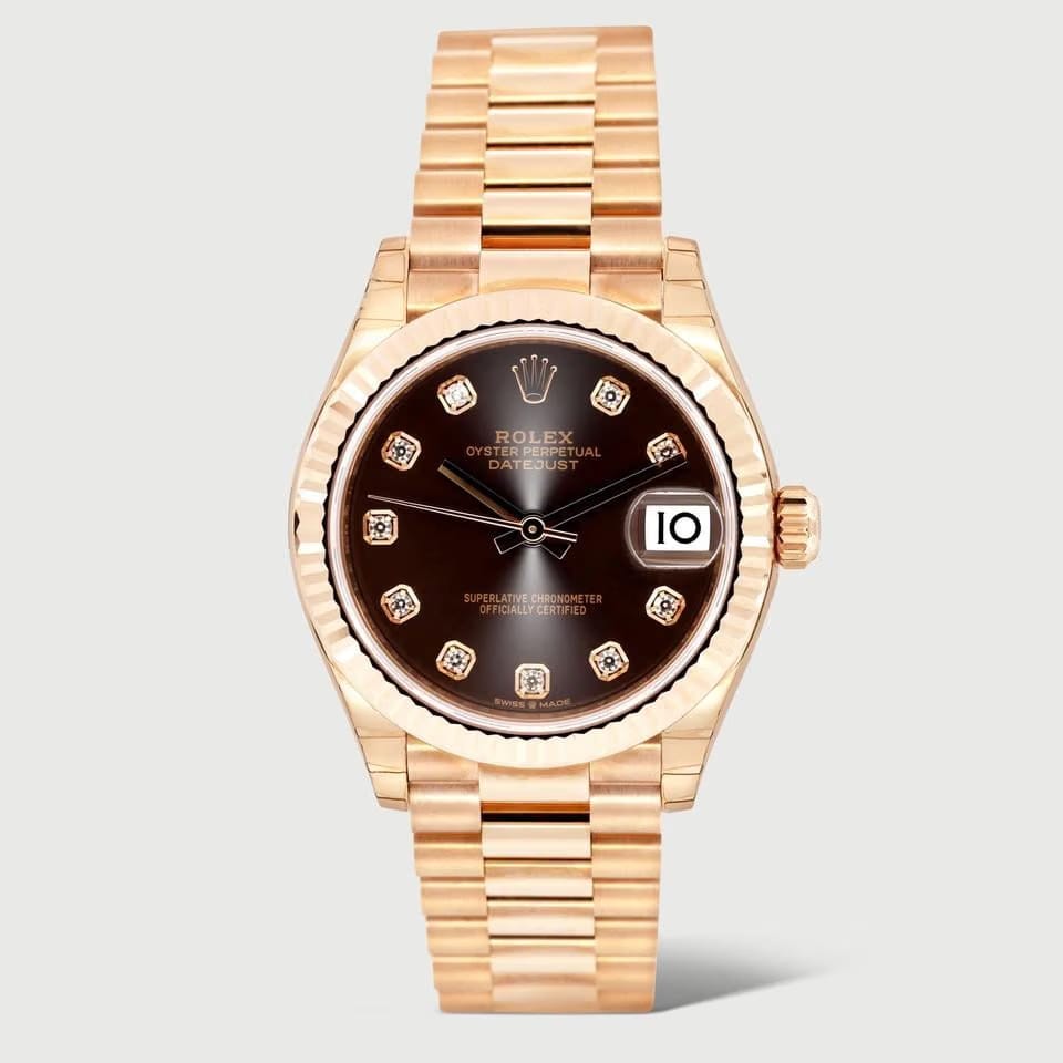 Rolex | Datejust | 278275 | Rose gold | Brown | Automatic