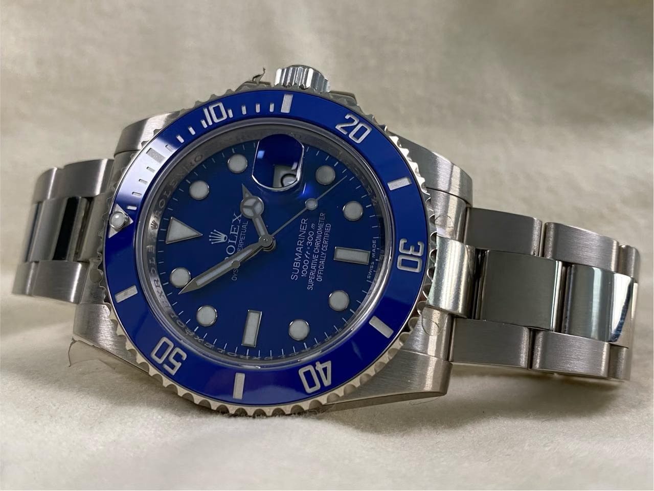 Rolex | Submariner | 116619LB | White gold | 40 mm | White gold | Blue | Automatic
