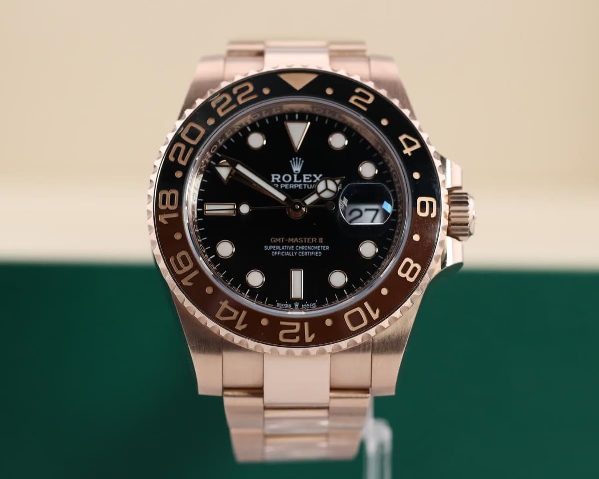 Rolex | GMT-Master II | 126715CHNR | Gold/Steel | 40 mm | Rose gold | Black | Automatic